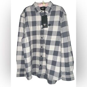 Harley-Davidson Men's  Plaid Long Sleeve Woven Shirt,